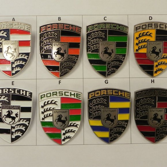 PORSCHE custom livery hood crests - Picture 2 of 9